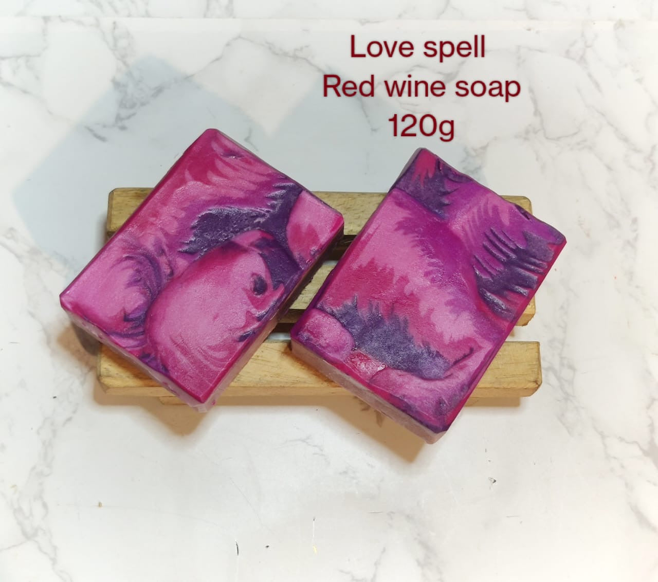 Love spell red wine soap -100 gm