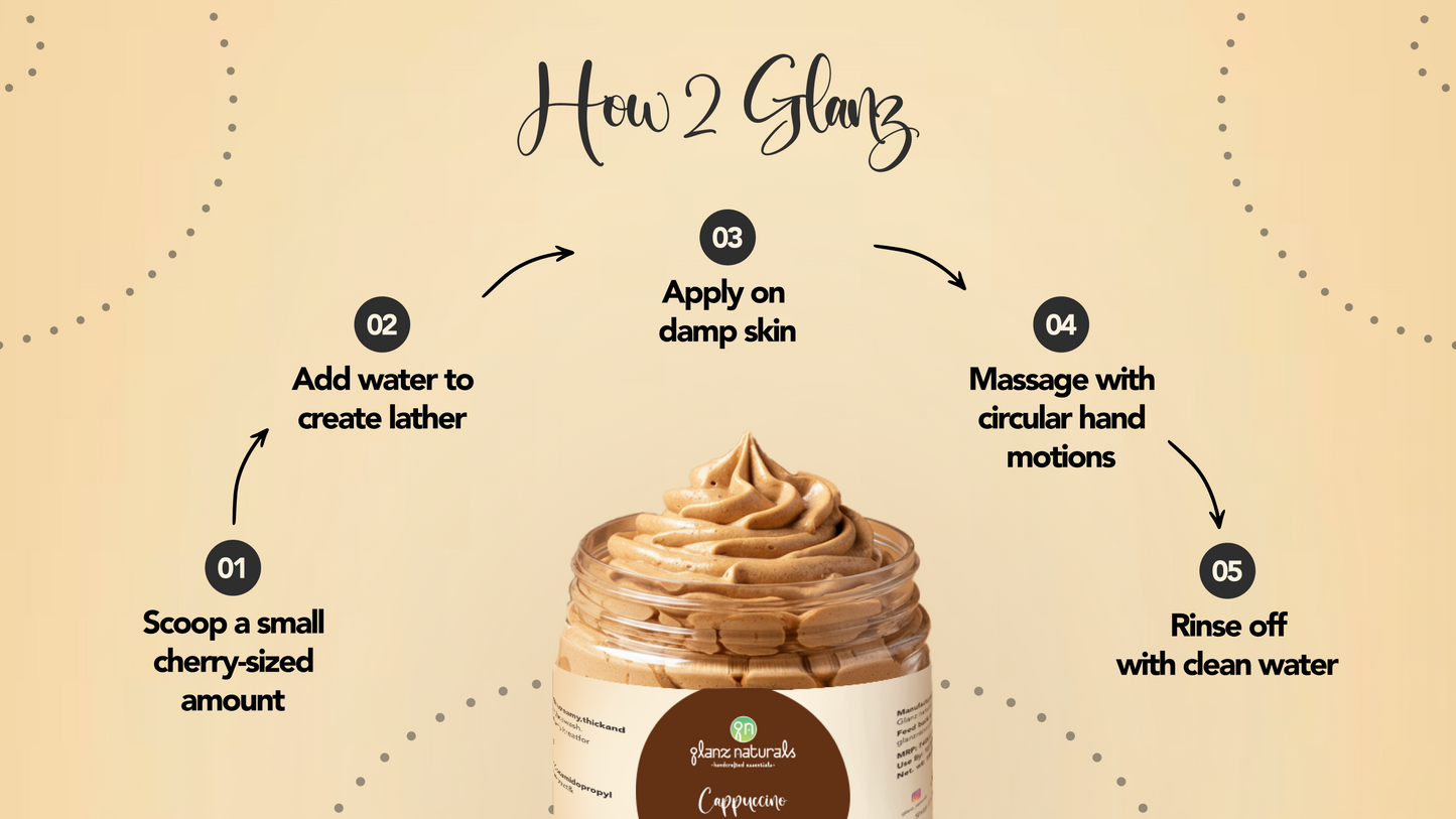 Cappuccino Fluffy Whipped Cream Soap