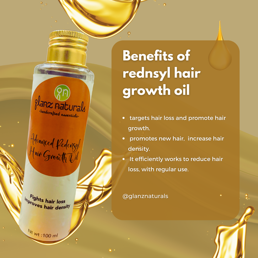Advance redensyl 2% hair growth oil - 100 ml| 🌿 Powered by 7 Botanical Extract | Fights hair loss|Improves hair density