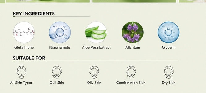 Glutathione Facial toner spray for skin brightening-100 ml