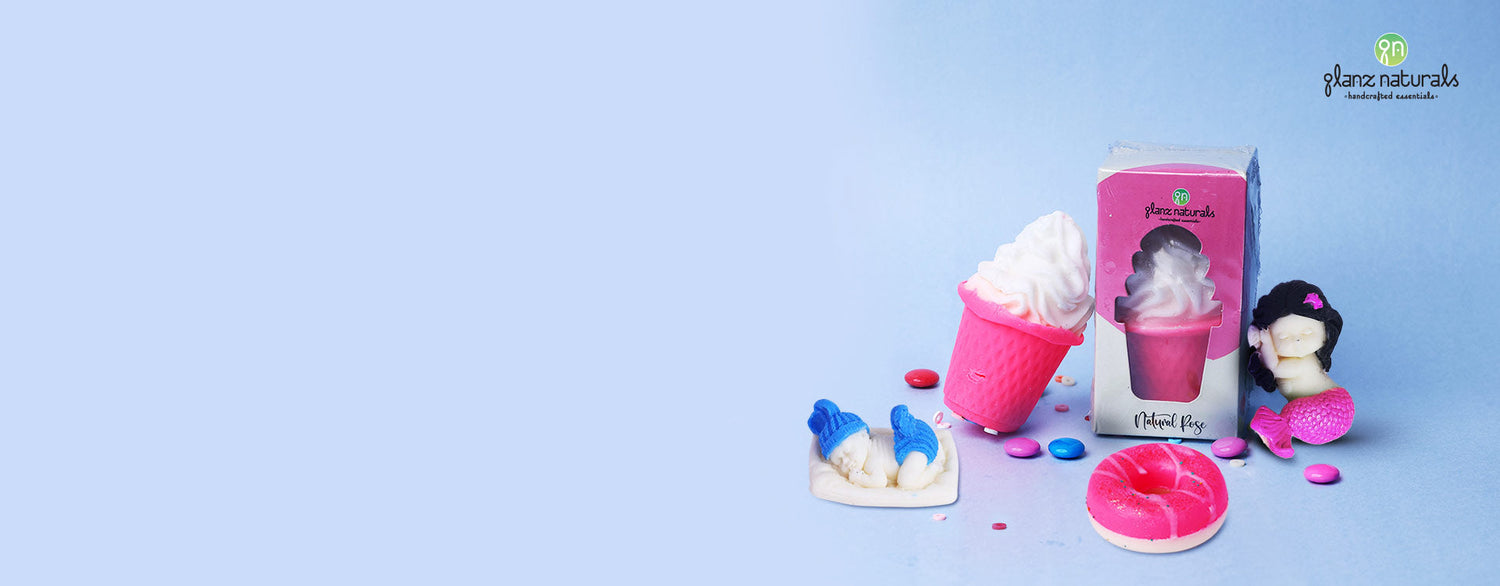Handcrafted baby soaps