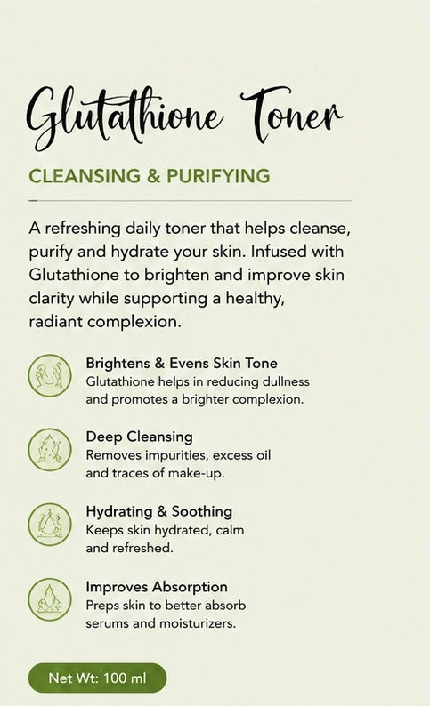Glutathione Facial toner spray for skin brightening-100 ml