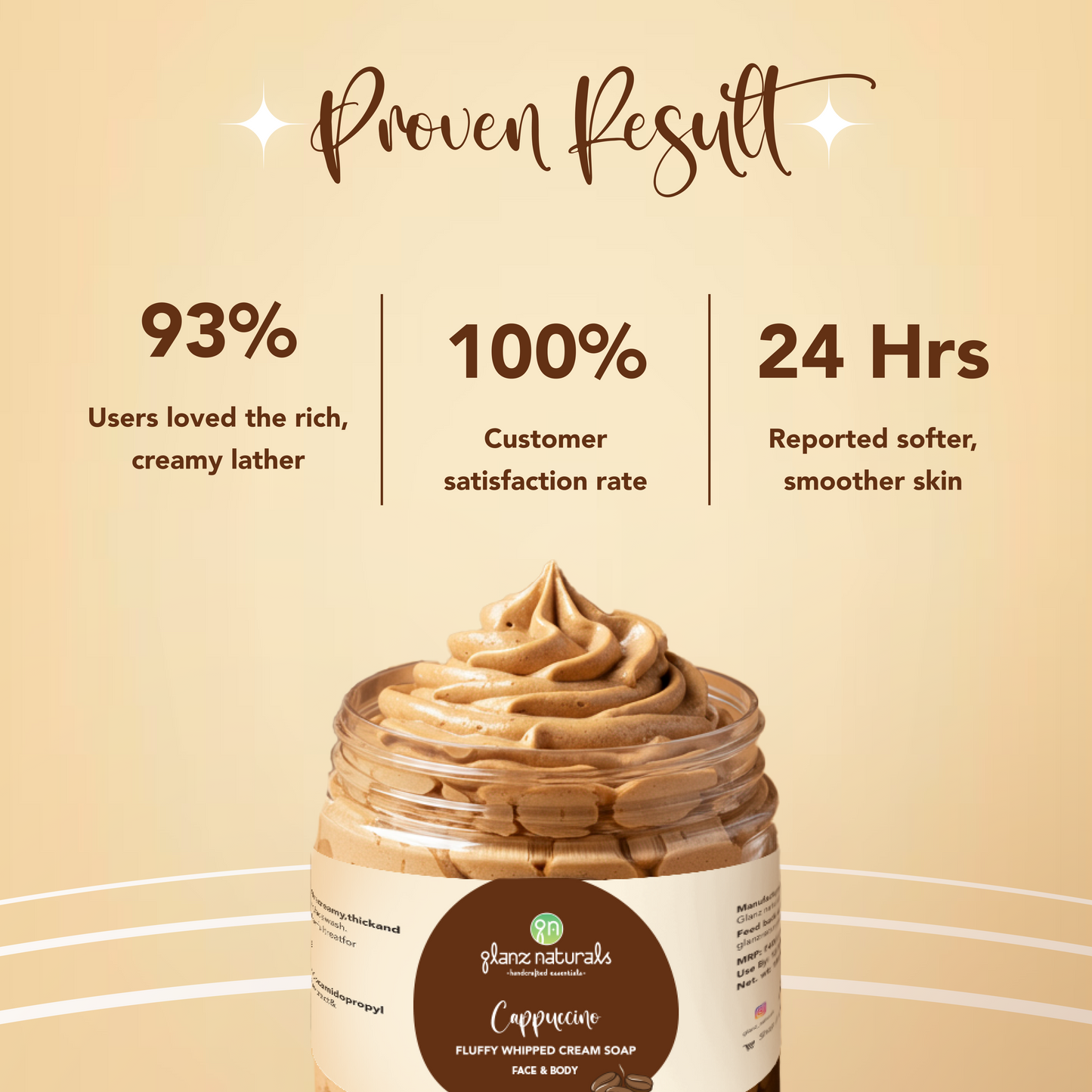 Cappuccino Fluffy Whipped Cream Soap