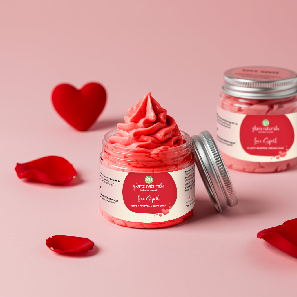 Love spell Fluffy Whipped Cream Soap