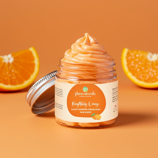 Orange Fluffy Whipped Cream Soap |50 gm