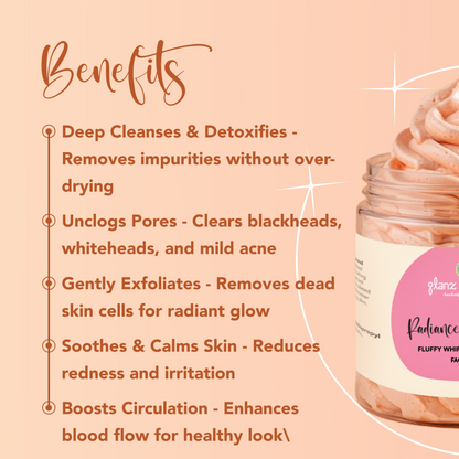 French Pink Clay Fluffy  Whipped Cream Soap