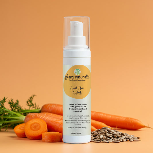 Carrot hair splash hair serum -50ml | frizz free| soft,smooth,shiny| No silicones